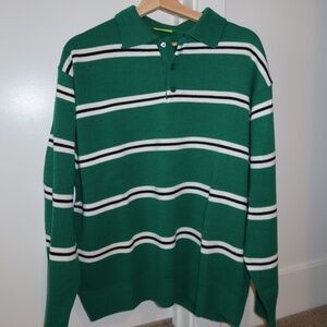 Green Stripped Sweater